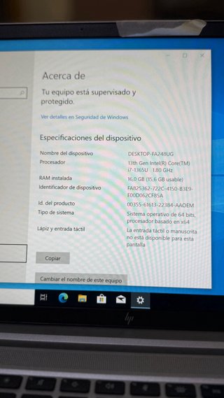 Portátil HP EliteBook 640 G10 i7 vpro