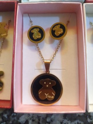 Conjunto Tous: Collar y Pendientes Oso