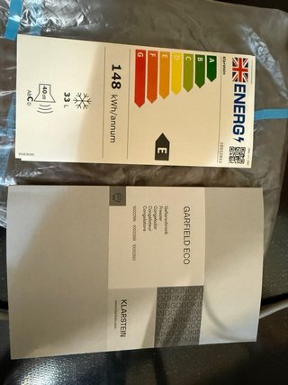 Congelador Klarstein Negro 33L