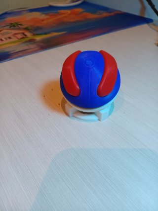 Super ball antiestrés clicky de 5.4 cm