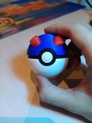 Super ball antiestrés clicky de 5.4 cm