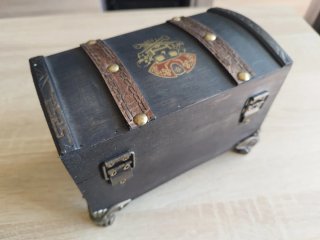 Cofre Pirata Madera y Cuero