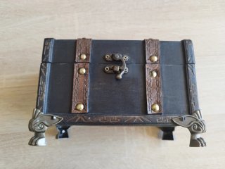Cofre Pirata Madera y Cuero