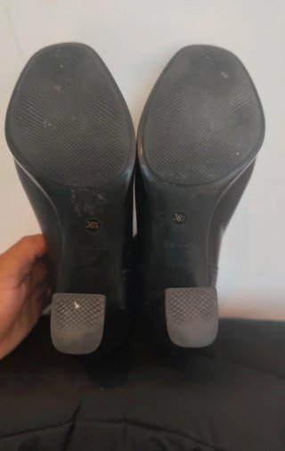 Botas altas Prada piel negras