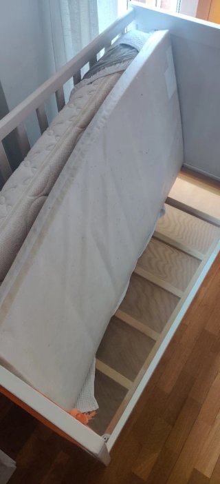 Cuna bebé IKEA blanca