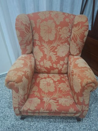 2 Sillones Orejeros Estampados