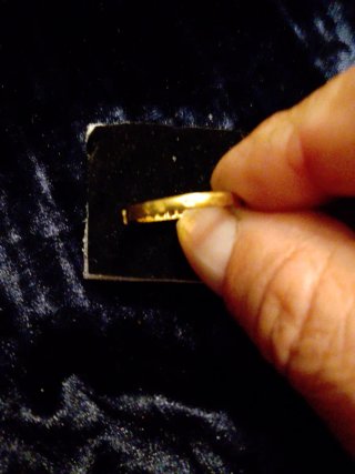 Lote de anillos chapados en oro ..