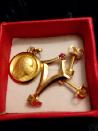Lote de anillos chapados en oro ..