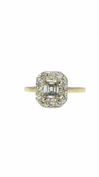 Anillo Oro 14k Diamantes 0.60 IGI VS1 CT Naturales