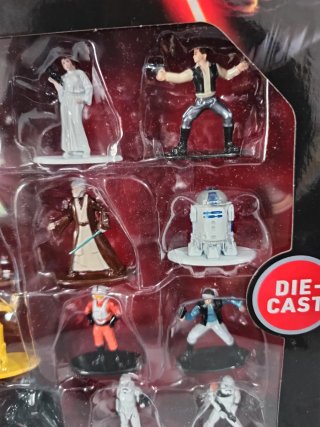 Star Wars 12 Metalfigs Set, Die Cast.