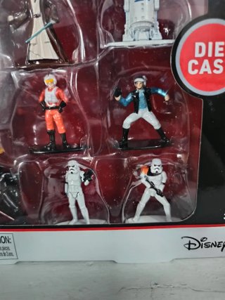 Star Wars 12 Metalfigs Set, Die Cast.