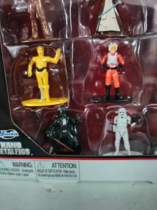 Star Wars 12 Metalfigs Set, Die Cast.