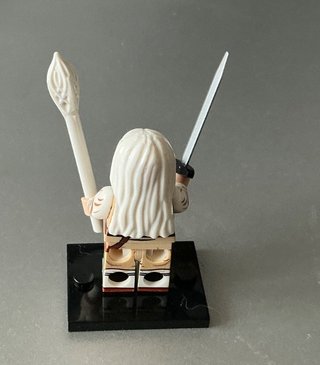 Minifigure Lord Rings Gandalf il Bianco (com LEGO)