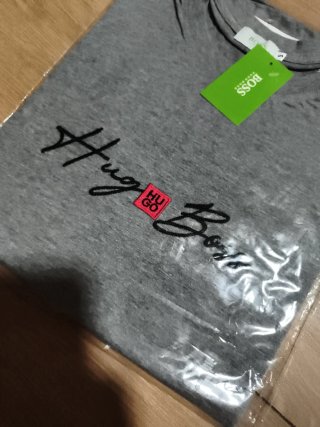 Camiseta Hugo Boss Gris Talla S