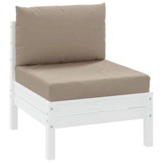 Cuscini per pallet esterni grigio taupe