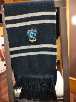 Bufandas originales de Slytherin y Ravenclaw
