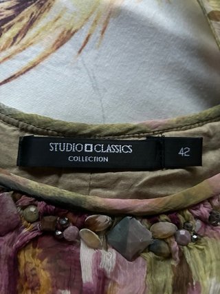 Vestido gasa Studio Classic floral talla única