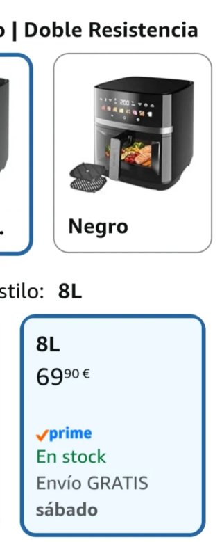 Freidora de Aire Cecotec 8L