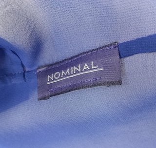 Blusa Nominal Talla M Azul Klein Transparencias