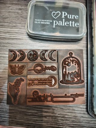 Set de sellos y almohadillas de tinta