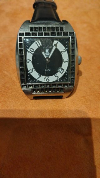 Orologio Kienzle Quadrato Nero e Argento