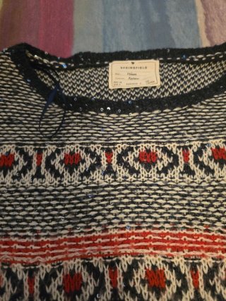 Jersey Springfield lentejuelas Talla M