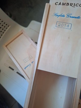 2 Cajas de madera CAMBRICO 2014