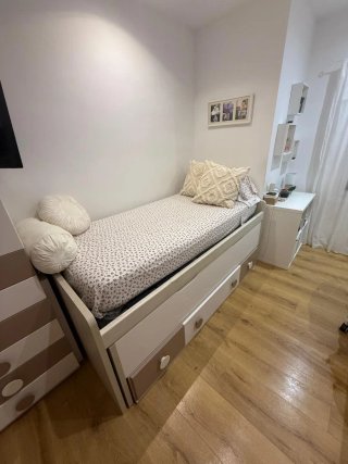 Cama nido con cajones y armario