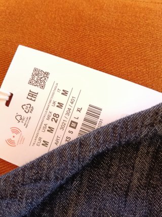 Mono corto efecto denim estilo corsé