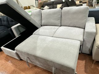 Sofá Cama Gris con Arcón 234cm