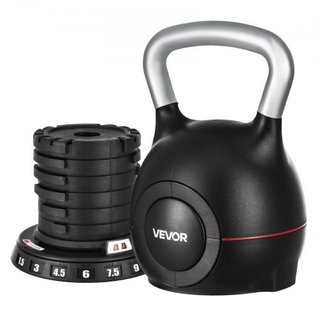Kettlebell, Adjustable Kettlebell with 7 Weight Levels