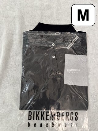 Polo Bikkembergs Swimwear – Negro, talla M, nuevo
