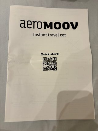 Cuna de viaje Aeromoov a estrenar
