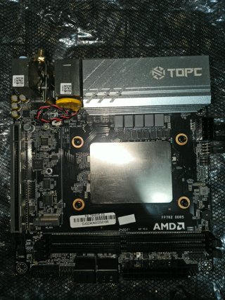 Placa TOPC FP7R2 DDR5 + AMD Ryzen9 7940HS