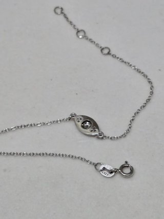 Pulsera Plata 925 Ley Ojo Circonitas 19cm