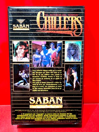 CHILLERS, El Autobús del Terror VHS (1987)