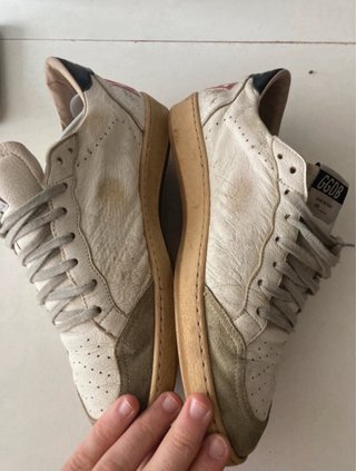Golden Goose Ballstar Talla 44 Beige/Gris
