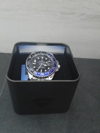 Reloj Fredric Automático Titanio Azul
