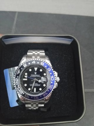 Reloj Fredric Automático Titanio Azul