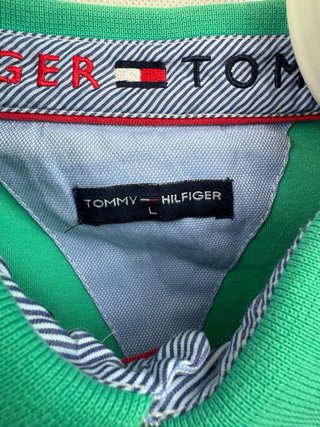 Polo Tommy Hilfiger Verde Talla L