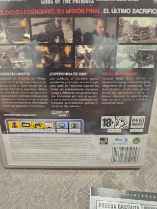 Metal Gear Solid 4: Guns of the Patriots PS3 nuevo