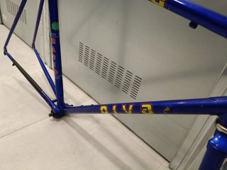Cuadro Bicicleta Carretera Clásica Azul