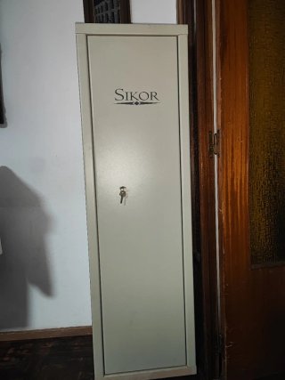 Armario Armero SIKOR Blanco Metálico