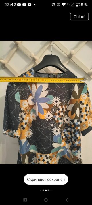 Manila Grace Blusa Viscosa Multicolor