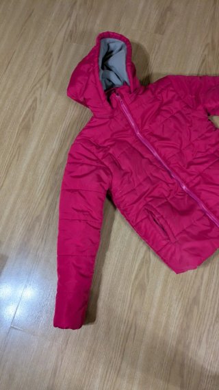 Anorak niña rosa