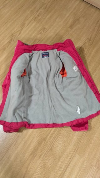 Anorak niña rosa