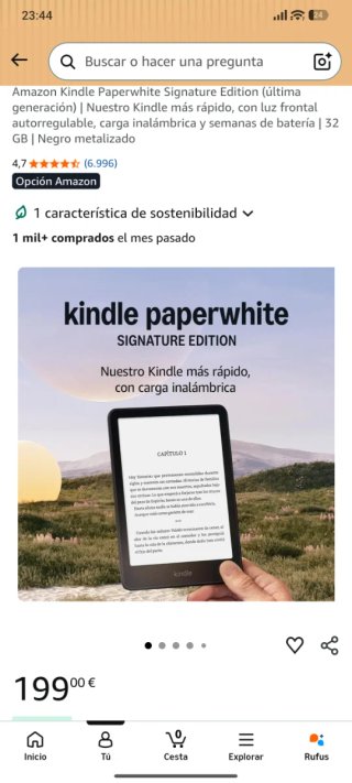 Amazon Kindle Paperwhite Ultimo con 32 gb