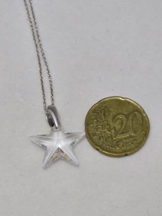 Collar Plata 925 Estrella Cristal