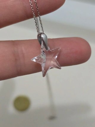 Collar Plata 925 Estrella Cristal