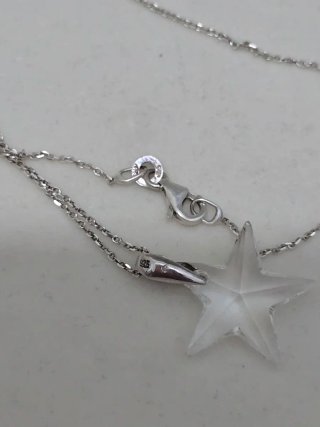 Collar Plata 925 Estrella Cristal